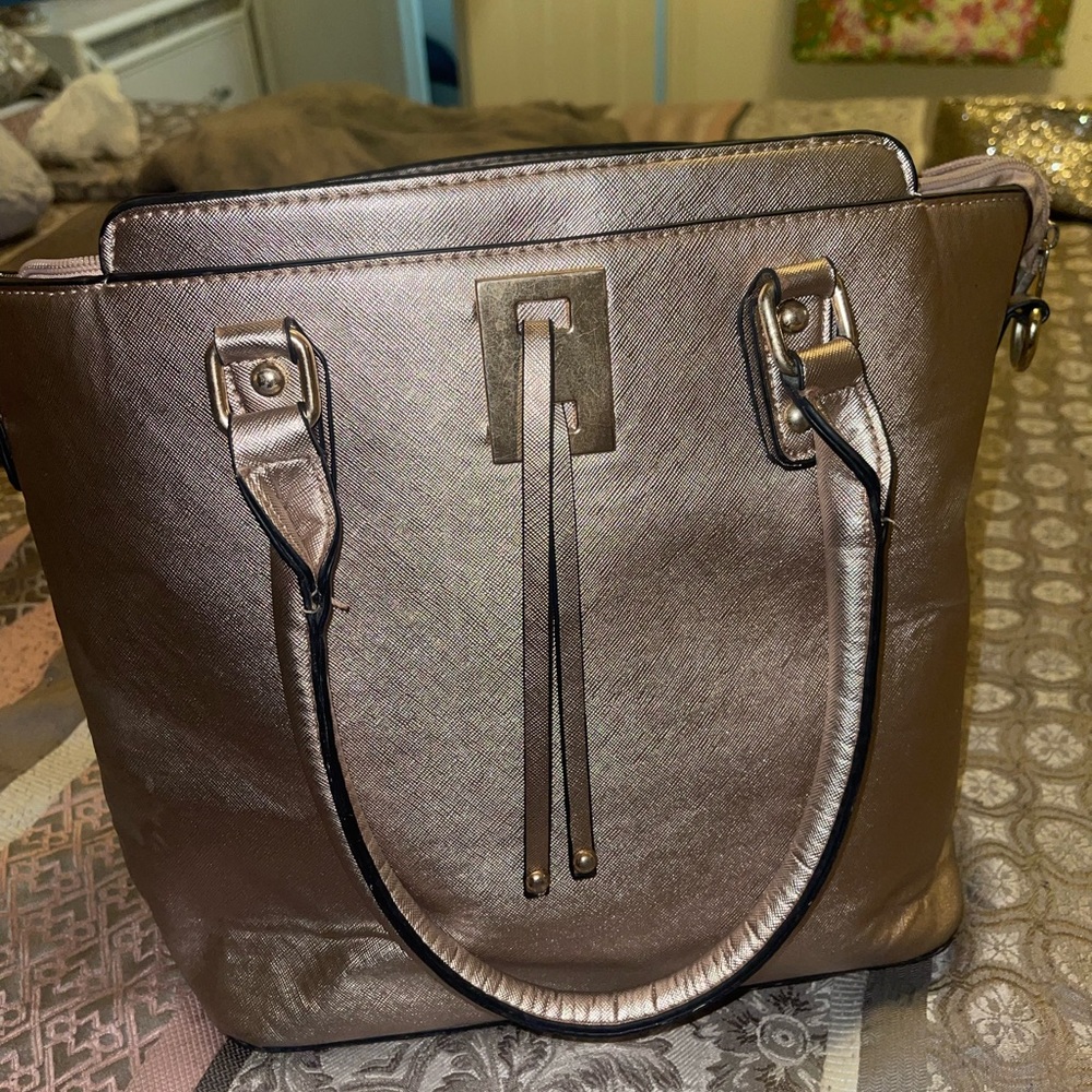 Rose gold purse